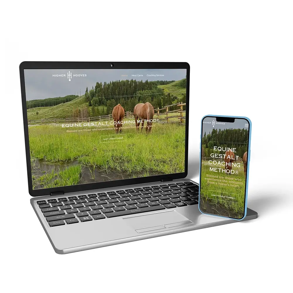 Higher Hooves Website Design